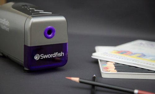 Swordfish 'VariPoint' 3 Point Option Electric Pencil Sharpener 8mm Ref: 40232