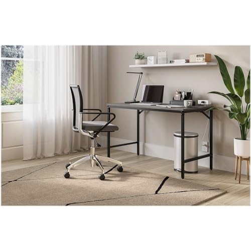 Safco Simple Gray Metal Work Desk