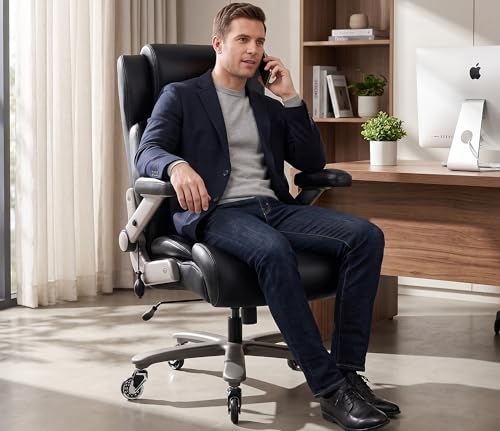 FAMIC 700lbs Big and Tall Office Chair - Heavy Duty Executive Chair