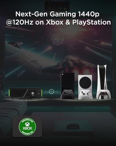 ViewSonic X1-4K Pro Echter 4K HDR LED Beamer mit Google TV, 2500 ANSI Lumen, 240 Hz, 4.2 ms Eingabeverzögerung, Auto Keystone, 60000 Stunden Lebensdauer, für Heimkino & Gaming
