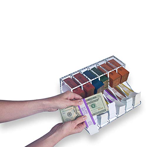 Currency Band/Coin Wrapper Combo Organizer - Clear - Strap Rack