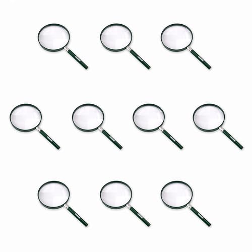 Carson HU-20AMMU Bigeye Magnifier with Oversized Lens (Set of 10), 5"