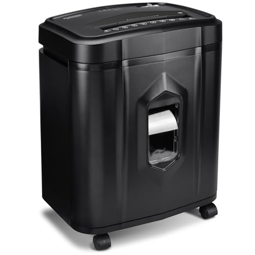 Aurora AU1225MA High-Security 12-Sheet Micro-Cut Paper and CD/Credit Card Shredder/ 5-Gallon Pullout Basket/40 Minutes Run Time