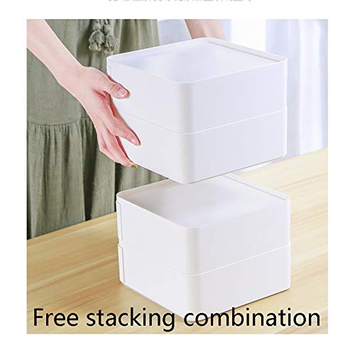 EliteBloom ABS Plastic Storage Drawers, Desk Storage Unit Organizer File Cabinet A4 Box for Office, 5-Layers Cosmetic Storage Box.,