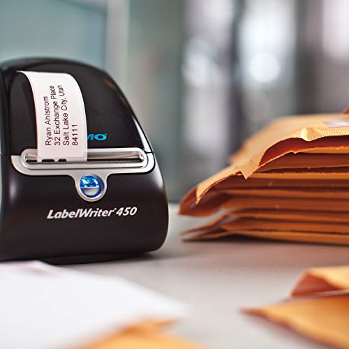 DYMO Authentic LW Address Labels, 28mm x 89mm, 12 Rolls of 130 Easy-Peel Labels (1, 560 Count), Self-Adhesive, for LabelWriter Label Makers
