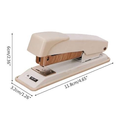 KLJUHGTR Metal Heavy Duty Stapler Paper Book Binding Stapling Machine Labor Saving Office