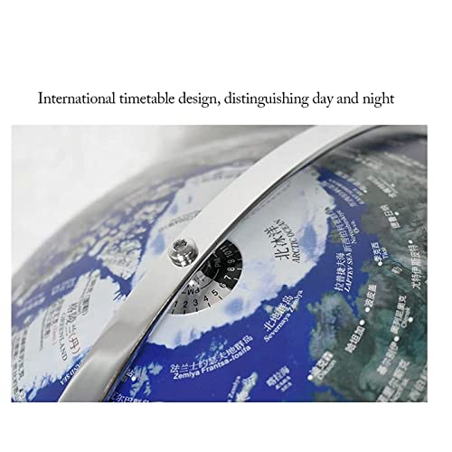 Geographic Globes Illumination Globe With Wooden Drawer Stand Globes Hd Embossed World Globe Touch Night Light Desktop Geographic Globes Fun