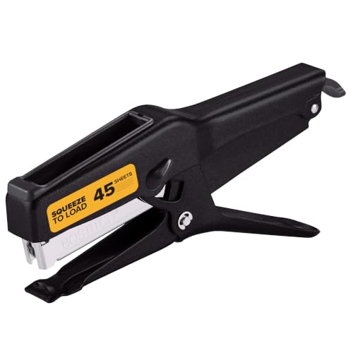 Bostitch Office Heavy Duty Plier Stapler, 45 Sheet Capacity, Black