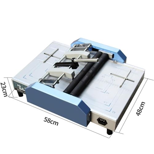 Electric Paper Book Stapler Creasing Machine,A3 Brochure Stapler Folder,Stitch Flat Staple Automatic Binding Machine,Folder Dotted Line Machine,220V