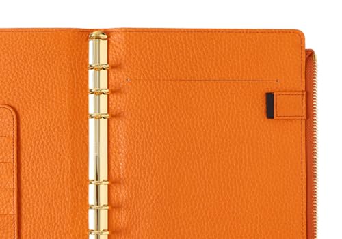 Quobadis Genuine Leather Notebook Cover [Bible Size/L Zip Cover] Timer 17 Tail Khaki QUOVADIS Timer17 qv936lz30kh