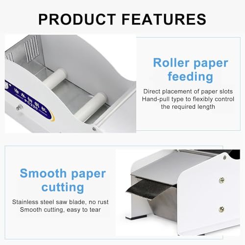 YQDDM Water-Activated Kraft Paper Tape Dispenser, Stainless Steel Tape Dispenser, Adjustable Width Packaging Tape Dispenser