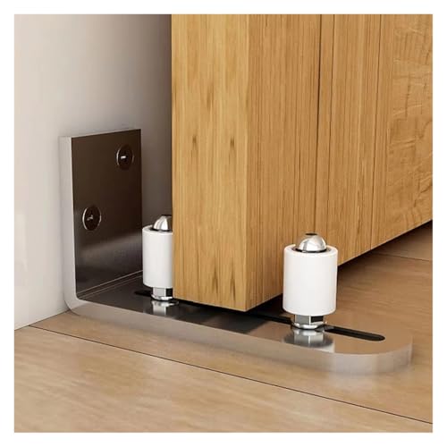 Stainless Steel Swing Stop Anti-Shaking Door Stop Barn Door Double Pulley Lifting Accessories Ground Guide Hardwa