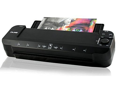 LMG Premium Laminator for documents up to A3, fast laminator with extremely short warm-up time of 1-2 minutes, fast and modern up to 2 x 150 MIC, also cold lamination