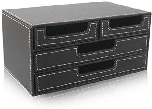 KUYBTU File Cabinet Flat Stationery Grid Desktop File Drawer Cabinet Miscellaneous Organizer Storage Boxes