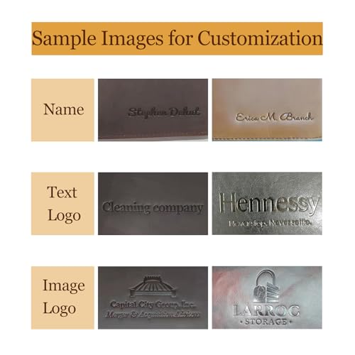 Geslun Personalized Vegan Leather Portfolio for 8.5 x 14 Pad and 15" Laptop