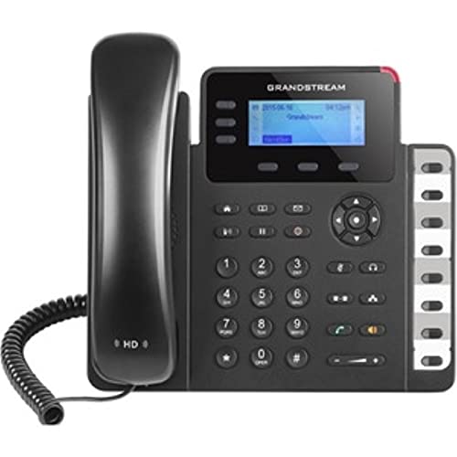 Grandstream GXP1630 IP Phone, 3 Lines, 3 SIP Accounts, 2.9-Inch LCD Display, Dual-port Gigabit Ethernet with Integrated PoE
