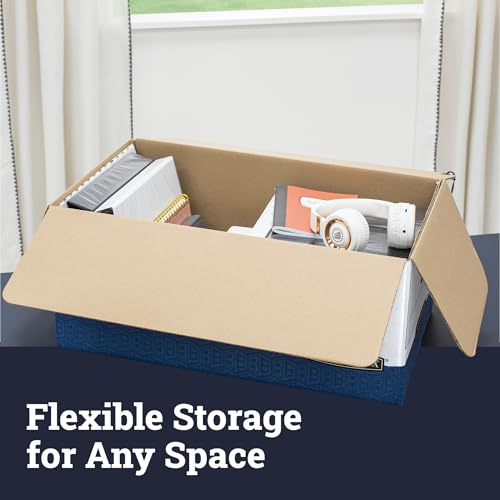 Bankers Box 12-Pack String & Button Heavy-Duty File Box, Legal, FastFold