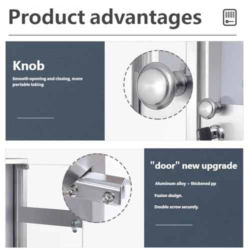 Oxxggkao Privacy Protected Wall Mounted Phone Safe with Nonrust Steel for Secure Storage in Schools and Gyms Lockable Storage