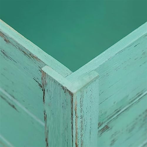 XAWSOP Record Storage Shelf Vinyl Record Storage Crate, Retro Vintage Record Storage Case with Handle, Wooden Album Storage Holder Record Organizer Box Record Holder,White,Gris