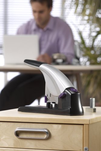 Rexel Mercury Stapler, 120 Sheet Capacity, Metal Body, Includes Staples, Silver and Black, 2100922