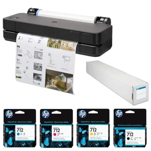 HP DesignJet T230 24" Wireless Large Format Color Thermal Inkjet Plotter