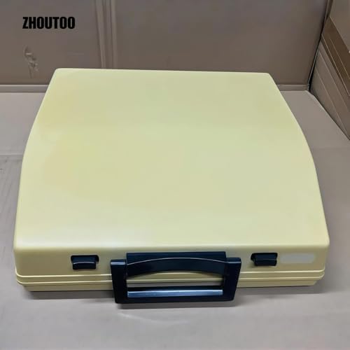 ZHOUTOO Vintage Mechanical English Typewriter with Original Carrying Case - Smooth Keys for Easy Typing - Manual Typewriter Ideal for Writers, Collectors, and Office Use