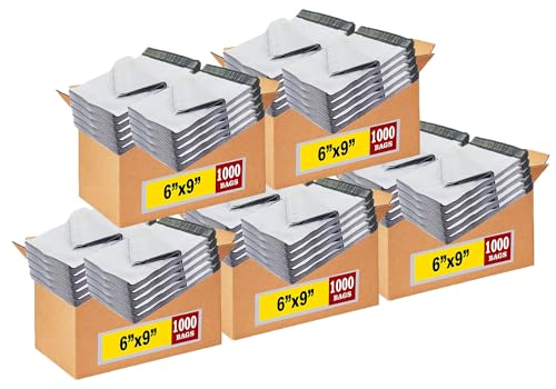 iMBAPrice® 5000 6x9 White Poly MAILERS ENVELOPES Bags 6 x 9