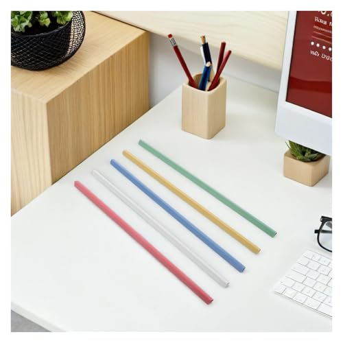 Binding Bars 50Pcs Plastic Sliding Binder Bars Slide Grip Spine for A4 Letter Paper File Clips Document Folder Fastener