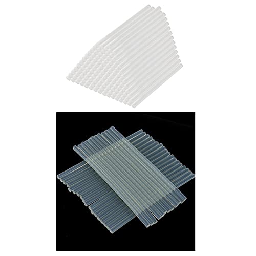 ZTBH Hot Melt Glue Sticks 140 Pcs 7 X 100mm Clear Hot Melt Glue Sticks, for Hot-Glue Gun Glue Craft, 20 Pcs A & 120 Pcs B Melt Glue Stick