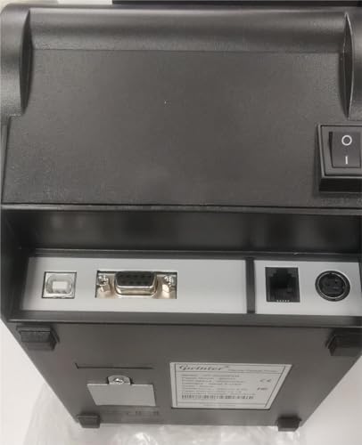 pbm GP-80250 ivn P-822D USB ONLY Thermal Receipt Printer, Cashdrawer Port,USB and Serial Port, AUTO Cut, Supports ESC/POS Star Commands, Compatible with EPSON Star Micronics, 1, Black