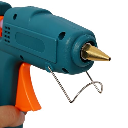 KEIKI Two Temperature Hot Glue Gun, Professional Glue Gun, DIY Craft Repair Thermo Tool with 30Pcs Highly Viscous Glue Sticks, with Black Storage Bag