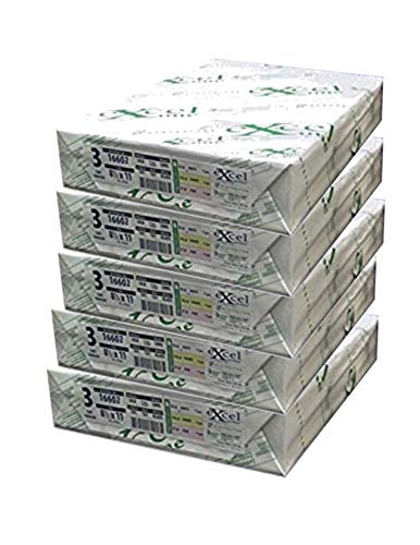 Excel One™ Carbonless 3-Part Reverse Paper (Bright White/Canary Yellow/Pink), 8.5" x 11" (16602), 167 Sets Per Ream - Five (5) Reams (835 Sets)
