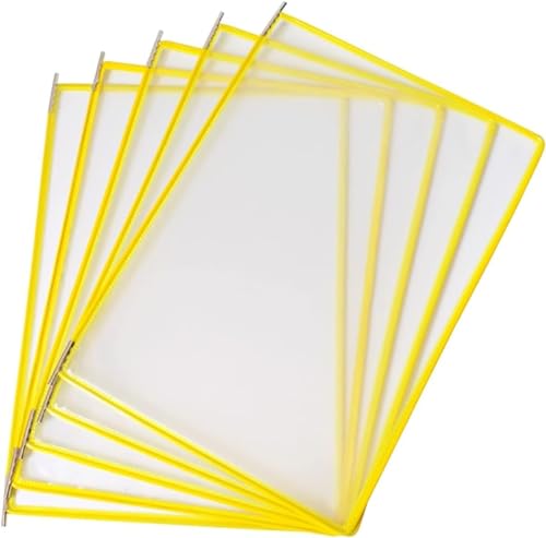 MWxpoSediR Catalog Display Rack,Wall-Mounted Reference System, Display Panel System Table Wall, A4 Price List Holder 10 Display Panels,(Color:Panels B A4 Letter)
