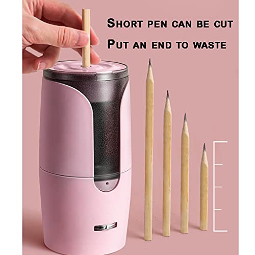 Electric Pencil Electric Pencil Sharpener Simple and Creative Sharpener USB with Stronger Spiral Blade Best School Sharpener Portable Office Artist Student (Color : A)