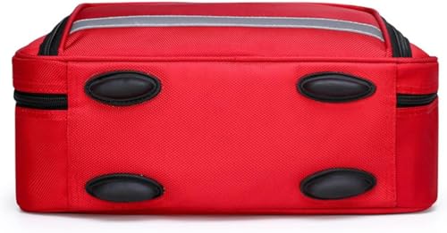 YUSIWOAL Professional Empty First Responder Bag Emergency Shoulder Bag Empty, Trauma First Aid Kits Storage Bag with Handle for Home, Office, and Outdoor Adventures(Navy Blue)