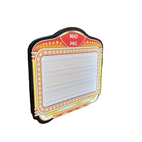 LED Letter Bottle Presenter, White Light, Customized Logo,Changeable Letters VIP Service,Bottle Service Personalized Presentation for Nightclub Party Bar