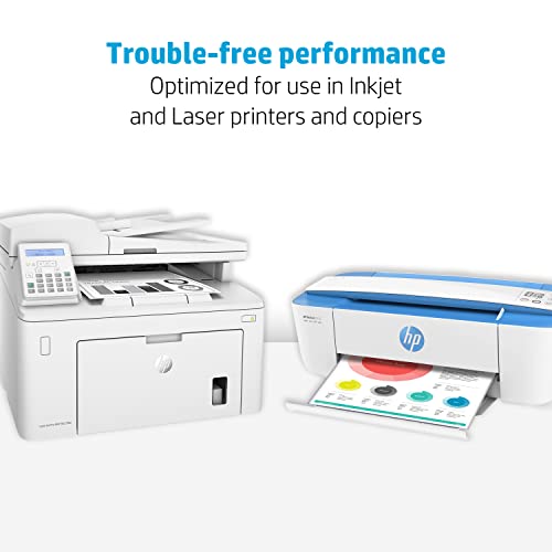 HP Printer Paper | 8.5 x 11 Paper | Copy &Print 20 lb | 10 Ream Case - 5,000 Sheets | 92 Bright | FSC Certified | 200060C