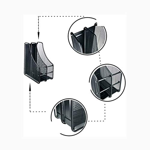 AFPSDLFJDLS File Folder Racks and Magazine Holder, Section Newspaper Holder Magazine File Storage for Office Home Decoration