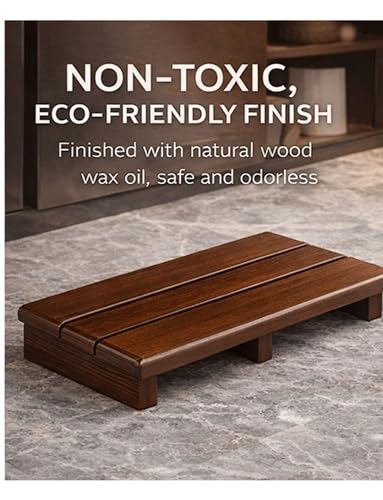 GAQ33T Sturdy Solid Wood Non-Slip Step Platform,