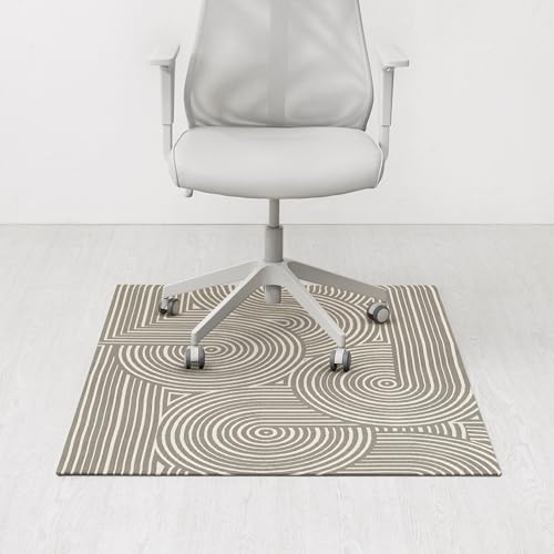 Anji Mountain 48" x 36" Rug'd Office Chair Mat for Carpet & Hardwood Floor
