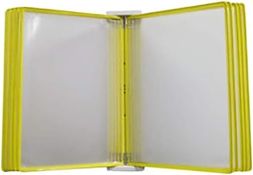 ZHAYUEOP Wall file holder, Wall-Mounted Reference System, Flip File Holder, Magnetic Display (PVC+Metal)