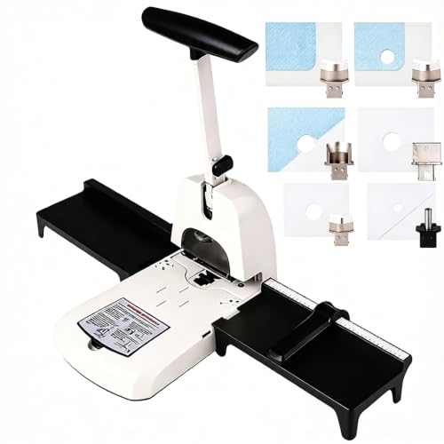 Corner Rounder Punch Corner Cutter Corner 100 Sheet Paper Punch Round Corner Hole Punch, with 3.5mm, 6mm & 10mm Blades, Creates Round Corners, Semi-Circles & Holes