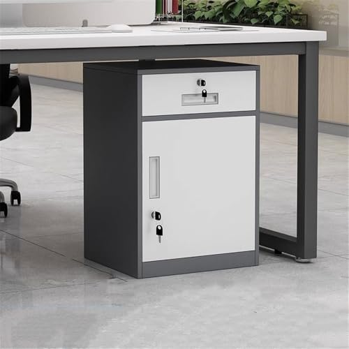 Cabinet File Cabinet Short Office Cabinet Multifunctional Storage Cabinet File Cabinet Steel Under Desk Drawer Cabinet with Lock Cabinet, 1.2mm File
