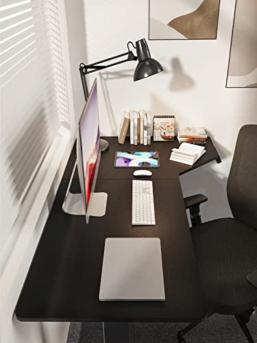 Marsail MSEDS2 Home-Office-desks, 55 x 34 Inch, Obsidian