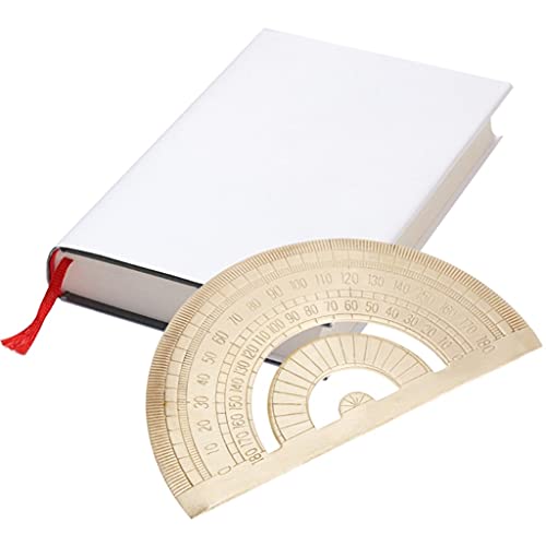 TEOYETTSF Building Brass Protractor Ruler Angle Measure Tool Super Carpenter Clear Ruler