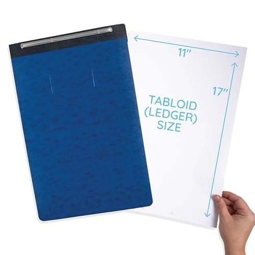 Blue Summit Supplies 10 Pressboard Report Covers, 11x17, 3" Capacity, Navy