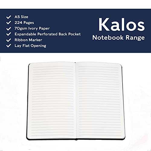 Collins Kalos A5 Ruled Notebook - Pink