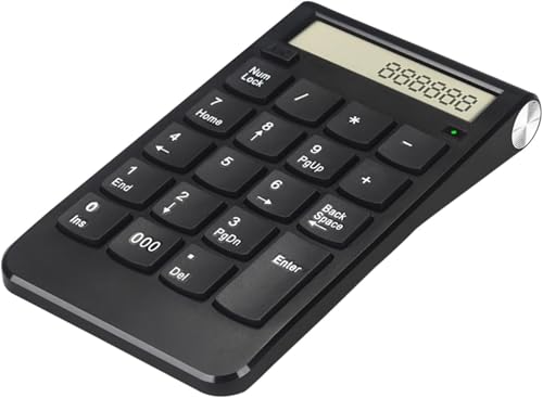 ZHIQISHI Scientific Calculator Calculators Desktop Calculator， Number Keyboard/Calculator with Digital Display Rechargeable Mini Numeric Smart Keypad Office Supplies
