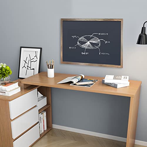 Magnetic Chalkboard Rustic Framed Blackboard Wall Hanging Chalk Board for Home, Office, Restaurant Menu Sign (Size : 50x70cm)