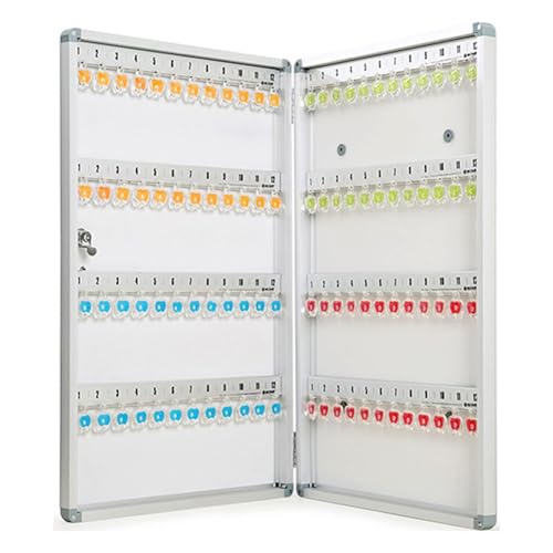 KK-GAL 24/32/48/96/120 Position Key Lock Box, Key Safe Security Storage Lockbox Holder, Key Organizer with Key Tags, Key Keeper Box for Real Estate Sales Office, Key Holder Organizer,120 bits